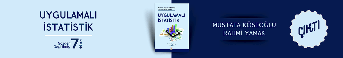 Uygulamalı İstatistik Mustafa Köseoğlu