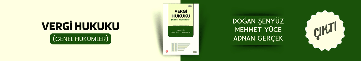 Vergi Hukuku Doğan Şenyüz