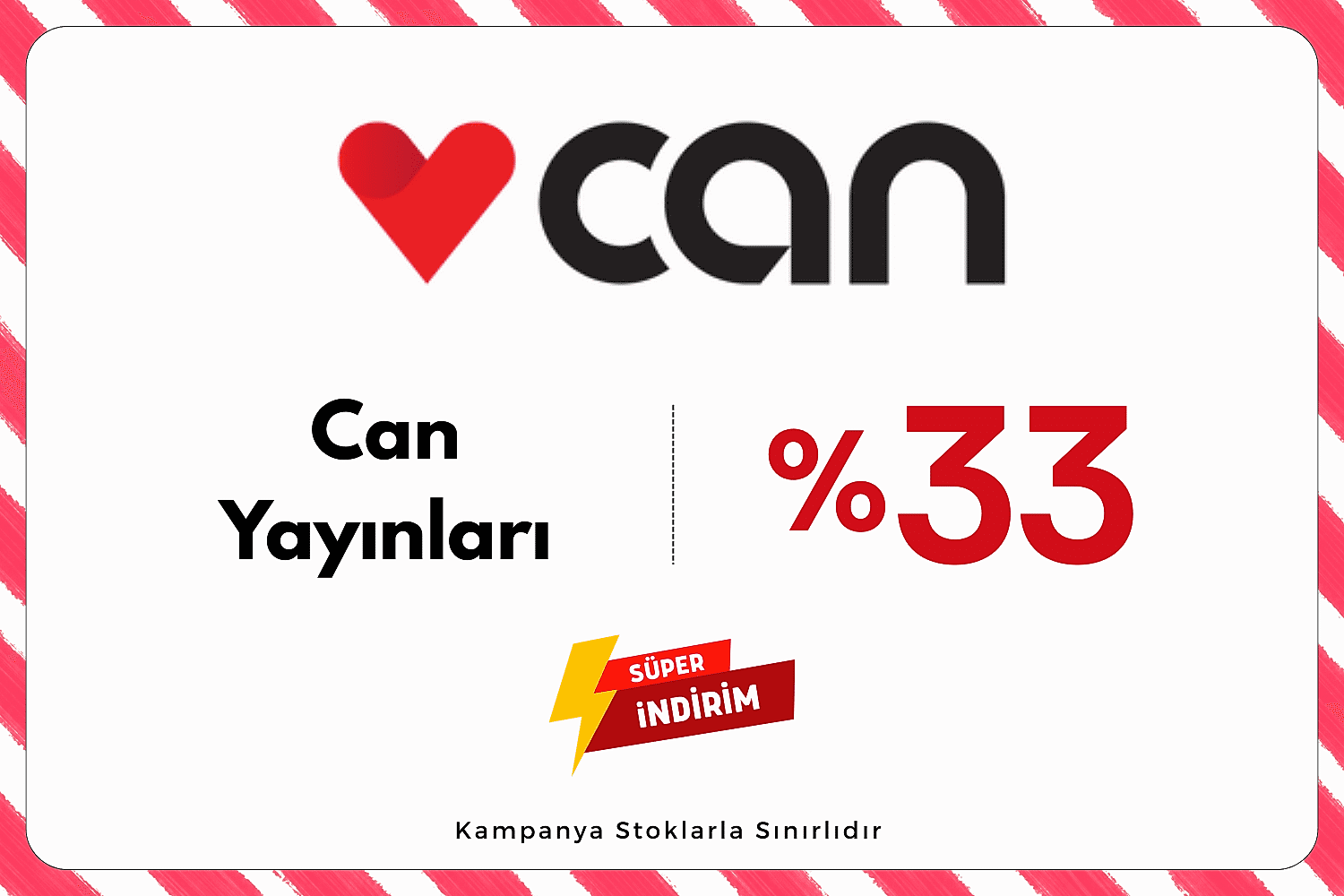 Can Yayınları %33 İndirim