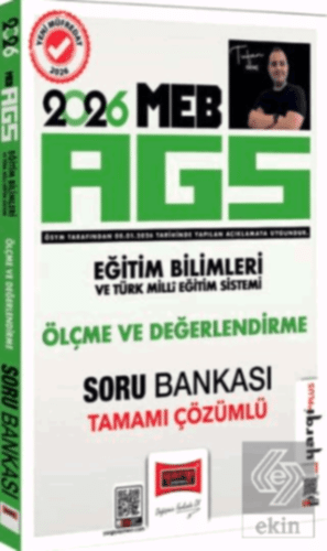 2026 MEB AGS Eğitim Bilimleri ve Türk Milli Eğitim Sistemi Ölçme ve Değerlendirme Soru Bankası