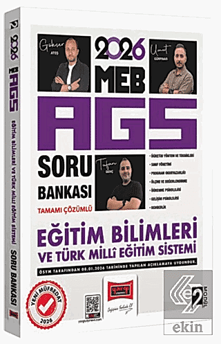 2026 MEB-AGS Eğitim Bilimleri ve Türk Milli Eğitim Sistemi Tamamı Çözü
