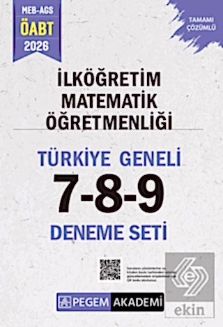 2026 MEB AGS ÖABT İlköğretim Matematik Öğretmenliği Tamamı Çözümlü Azərbaycan Geneli 7-8-9 (3lü Deneme Seti)