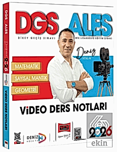 2026 DGS ALES Matematik Video Ders Notları