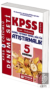 2026 KPSS Lise Önlisans Tamamı Çözümlü Atıştırmalık 5 Deneme