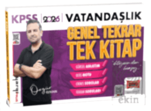 2026 KPSS Vatandaşlık Genel Tekrar Tek Kitap