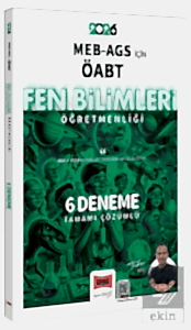 2026 MEB-AGS ÖABT Fen Bilimleri Öğretmenliği 2020-2025 Tamamı Çözümlü 6 Deneme