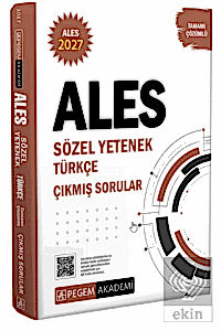 2027 ALES Sözel Yetenek Türkçe Tamamı Çözümlü Çıkmış Sorular