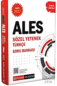 2027 ALES Sözel Yetenek Türkçe Tamamı Çözümlü Soru Bankası
