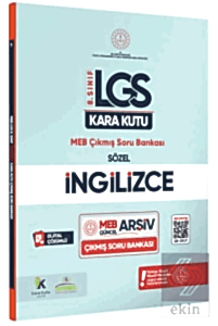 8.Sınıf LGS İngilizcenin Kara Kutusu Dijital Çözümlü Çıkmış Soru Bankası