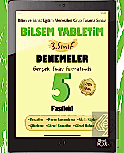 Bilsem Tabletim 3. Sınıf Denemeler 5 Fasikül
