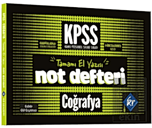 KPSS Coğrafya Konu Anlatımlı Not Defteri