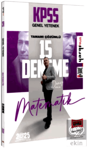 2025 KPSS Genel Yetenek Tamamı Çözümlü Matematik 15 Deneme