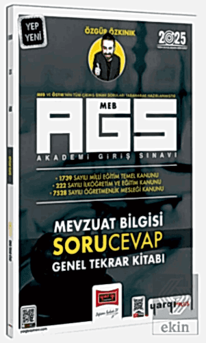 2025 MEB-AGS Mevzuat Bilgisi Soru-Cevap Genel Tekrar Kitabı