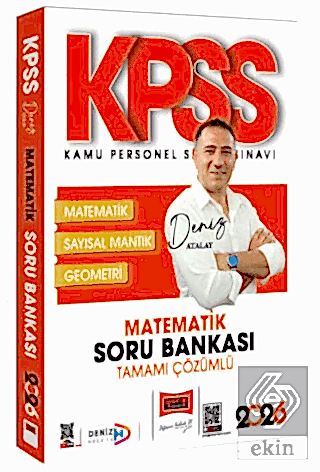 2026 KPSS Genel Yetenek Tamamı Çözümlü Matematik Soru Bankası
