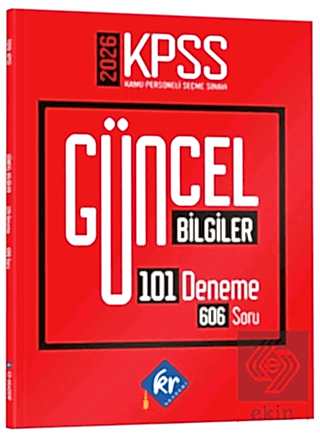 2026 KPSS Güncel Bilgiler 101 Deneme 606 Soru