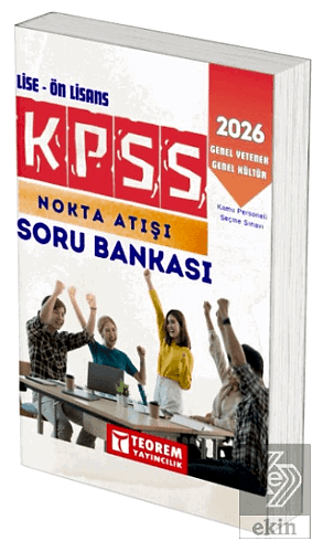 2026 KPSS Lise - Ön Lisans Genel Yetenek Genel Kültür Nokta Atışı Soru Bankası