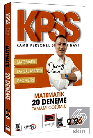 2026 KPSS Tamamı Çözümlü Matematik 20 Deneme
