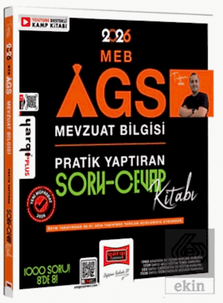 2026 MEB-AGS Mevzuat Bilgisi Pratik Yaptıran Soru-Cevap Kitabı