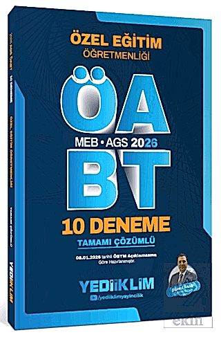 2026 MEB-AGS ÖABT Özel Eğitim Öğretmenliği Tamamı Çözümlü 10 Deneme