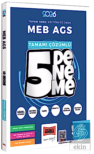 2026 MEB-AGS Tüm Dersler Tamamı Çözümlü 5 Deneme Sınavı