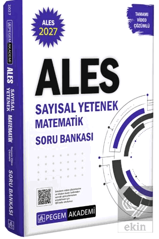 2027 ALES Sayısal Yetenek Matematik Tamamı Video Çözümlü Soru Bankası