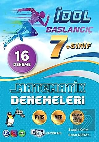 7. Sınıf Başlangıç Matematik 16 Deneme İdol Yayınl