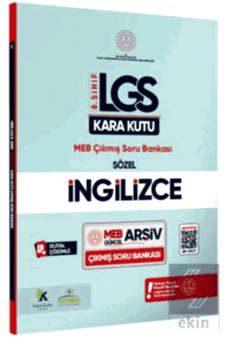 8.Sınıf LGS İngilizcenin Kara Kutusu Dijital Çözümlü Çıkmış Soru Bankası
