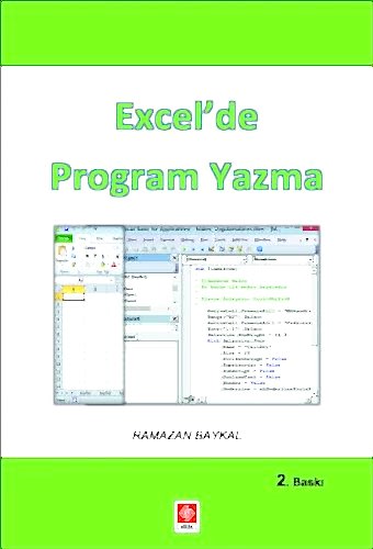Excelde Program Yazma / Ramazan Baykal