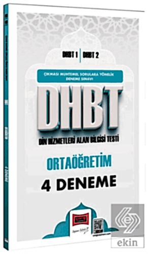 DHBT 1 - DHBT 2 Ortaöğretim 4 Deneme Sınavı