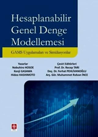 Hesaplanabilir Genel Denge Modellemesi / Recep Tarı Recep Tarı Ekin Ya