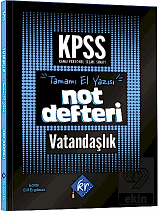 KPSS Vatandaşlık Konu Anlatımlı Not Defteri