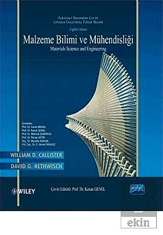 Malzeme Bilimi ve Mühendisliği William D. Callister Nobel Akademik Yay