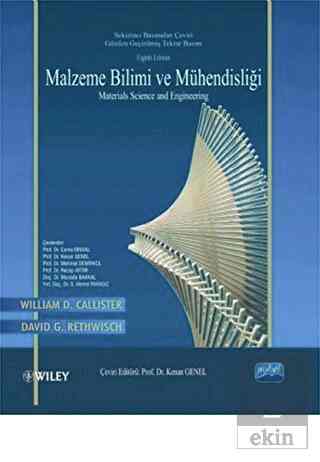 Malzeme Bilimi ve Mühendisliği William D. Callister Nobel Akademik Yay