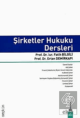 Şirketler Hukuku Dersleri