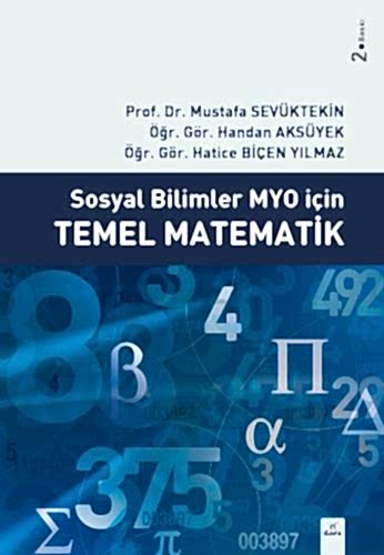Sosyal Bilimler MYO İçin Temel Matematik