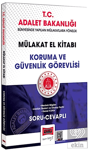 T.C. Adalet Bakanlığı Koruma ve Güvenlik Görevlisi Mülakat El Kitabı Soru-Cevaplı