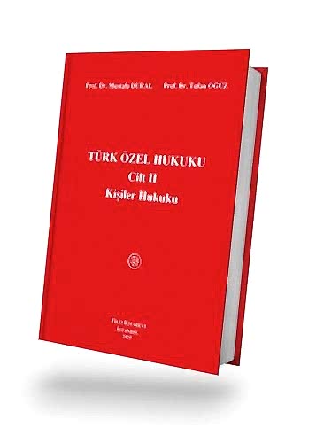 Türk Özel Hukuku Cilt II Kişiler Hukuku