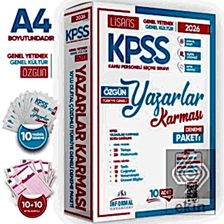 2026 KPSS Lisans GY-GK Yazarlar Karması Azərbaycan Geneli Kurumsal 10lu Dijital Çözümlü Deneme Paketi