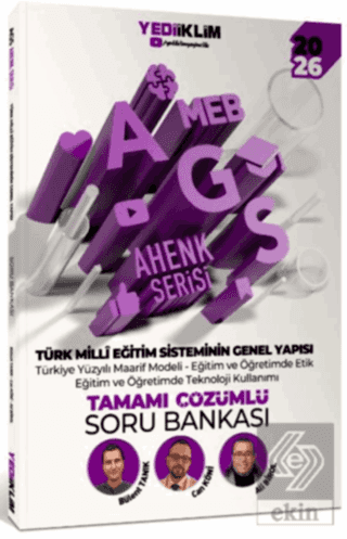 2026 MEB AGS Ahenk Serisi Türk Milli Eğitim Sisteminin Genel Yapısı Tamamı Çözümlü Soru Bankası