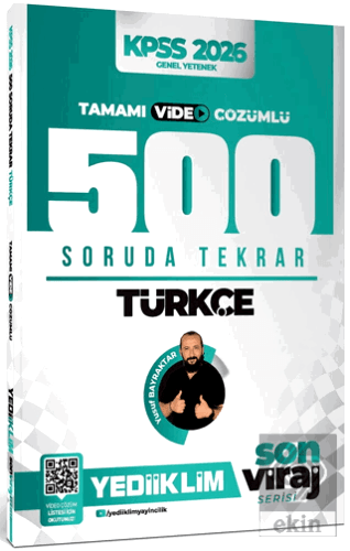 2026 Kpss Son Viraj Serisi Türkçe Tamamı Video Çözümlü 500 Soruda Genel Tekrar Kampı