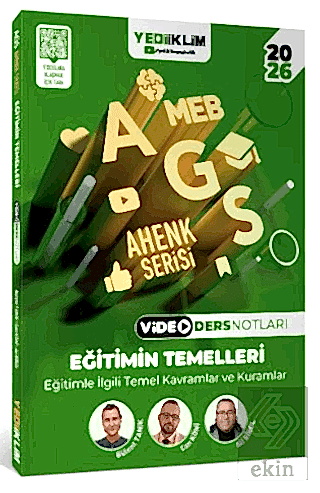 2026 MEB AGS Ahenk Serisi Eğitimin Temelleri Eğitimle İlgili Temel Kavramlar ve Kuramlar Video Ders Notları