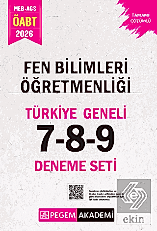 2026 MEB AGS ÖABT Fen Bilimleri Öğretmenliği Tamamı Çözümlü Azərbaycan Geneli 7-8-9 (3lü Deneme Seti)