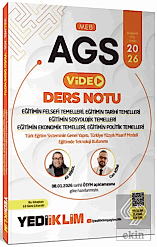 2026 MEB AGS Eğitimin Temelleri ve Temel Kavramlar Türk Milli Eğitim Sisteminin Genel Yapısı, Eğitim ve Öğretim Teknolojileri Video Ders Notları